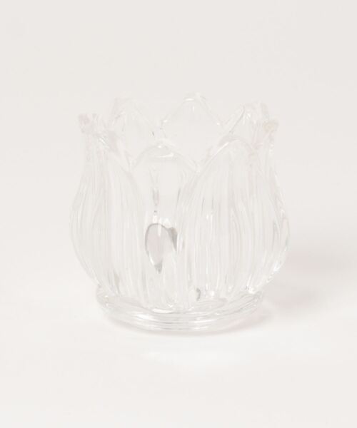 ammy.（エイミードット）の「【 ammy. / エイミードット 】 ロマンティック チューリップ キャンドル ホルダー（キャンドル・レディース・クリアブラウン/クリア・FREE）」の3枚目の写真