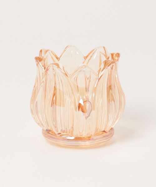 ammy.（エイミードット）の「【 ammy. / エイミードット 】 ロマンティック チューリップ キャンドル ホルダー（キャンドル・レディース・クリアブラウン/クリア・FREE）」の5枚目の写真