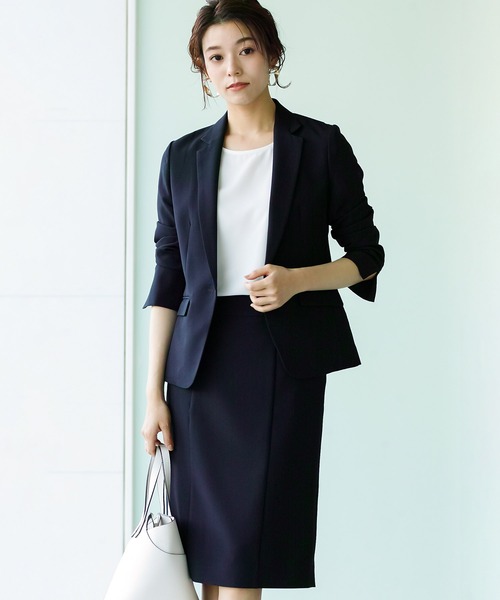 【セール】【洗濯機で洗える】ウォッシャブル＆マルチストレッチ・タイトスカート（スカート）｜WHITE JOOLA（ホワイトジョーラ）