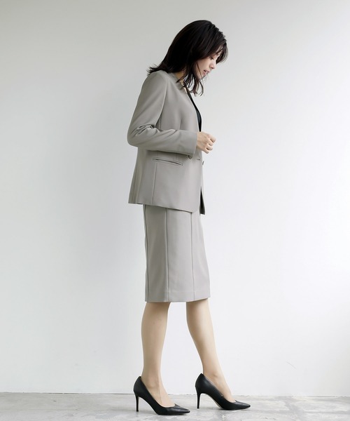 【セール】【洗濯機で洗える】ウォッシャブル＆マルチストレッチ・タイトスカート（スカート）｜WHITE JOOLA（ホワイトジョーラ）