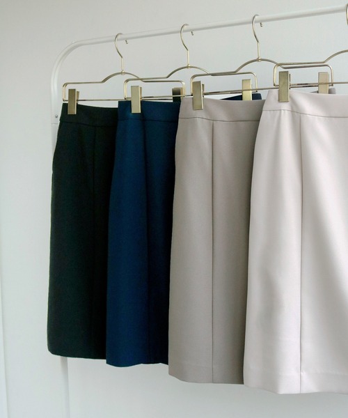 【セール】【洗濯機で洗える】ウォッシャブル＆マルチストレッチ・タイトスカート（スカート）｜WHITE JOOLA（ホワイトジョーラ）