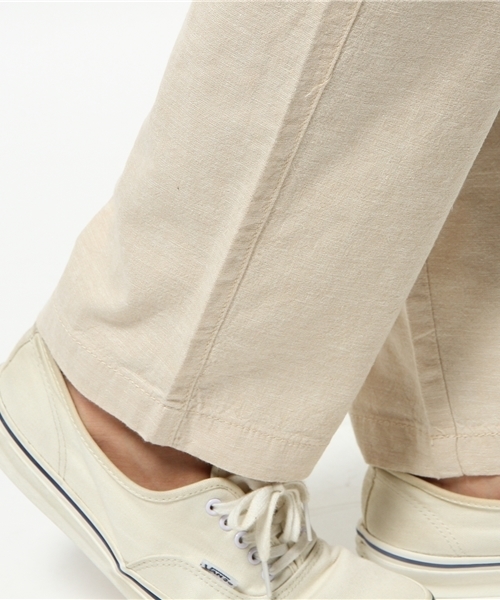 GIORDANO（ジョルダーノ）の「[GIORDANO]リネンロングパンツ（その他パンツ・メンズ・ブラック/ベージュ/ネイビー・32inch/33inch/30inch）」の8枚目の写真