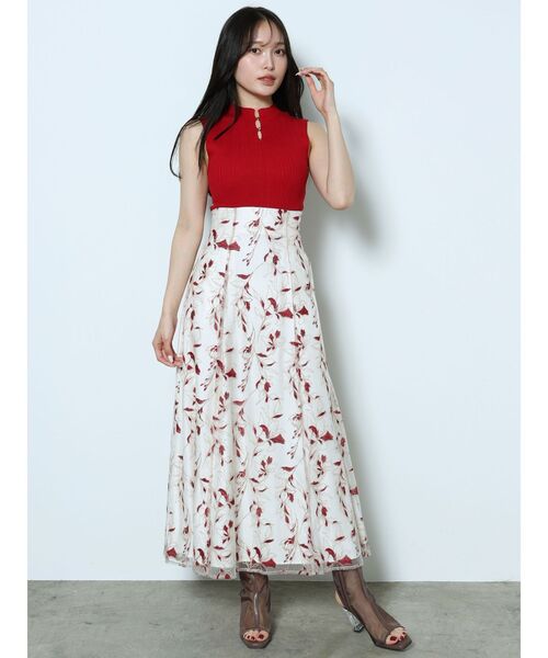 MERCURYDUO（マーキュリーデュオ）の「2WAYノースリコンパクトニット（ニット/セーター・レディース・ラベンダー/オフホワイト/ブラック/レッド・FREE）」の14枚目の写真