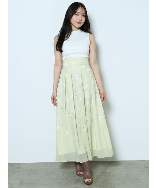 MERCURYDUO（マーキュリーデュオ）の「2WAYノースリコンパクトニット（ニット/セーター・レディース・ラベンダー/オフホワイト/ブラック/レッド・FREE）」の8枚目の写真