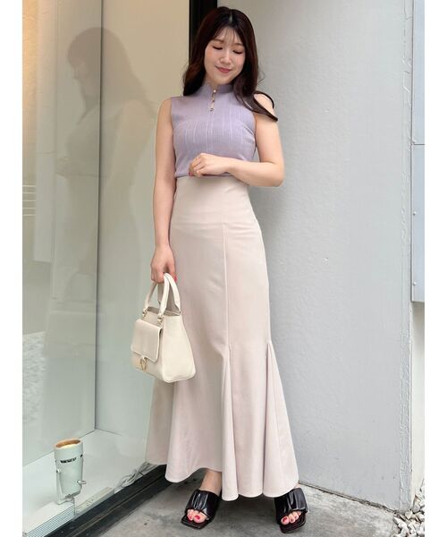 MERCURYDUO（マーキュリーデュオ）の「2WAYノースリコンパクトニット（ニット/セーター・レディース・ラベンダー/オフホワイト/ブラック/レッド・FREE）」の21枚目の写真