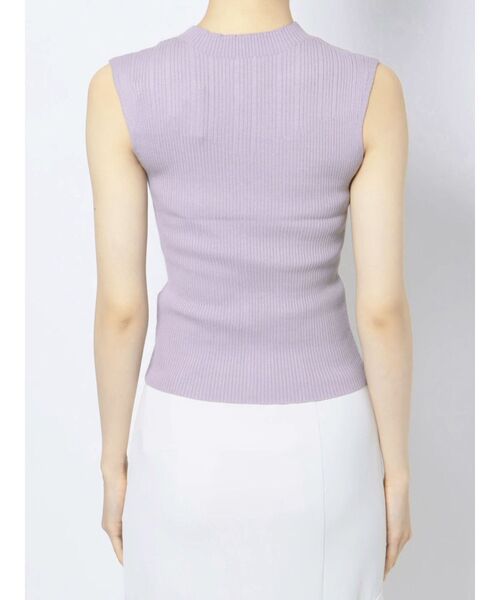 MERCURYDUO（マーキュリーデュオ）の「2WAYノースリコンパクトニット（ニット/セーター・レディース・ラベンダー/オフホワイト/ブラック/レッド・FREE）」の16枚目の写真