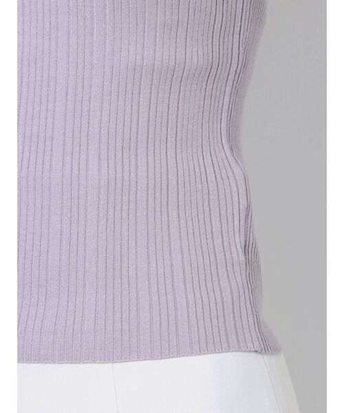MERCURYDUO（マーキュリーデュオ）の「2WAYノースリコンパクトニット（ニット/セーター・レディース・ラベンダー/オフホワイト/ブラック/レッド・FREE）」の13枚目の写真