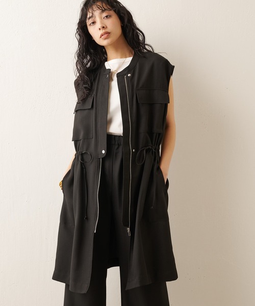 Whim Gazette(ウィムガゼット)の「ベーシックフレンチスリーブプルオーバー(Tシャツ/カットソー・レディース・チャコールグレー/オフホワイト・FREE)」の17枚目の写真