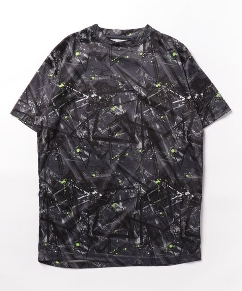 STYLEBLOCK(スタイルブロック)の「吸汗速乾総柄プリント半袖Tシャツ(Tシャツ/カットソー・メンズ・チャコール/ネイビー/ブラック/グレー・L/M/LL)」の10枚目の写真