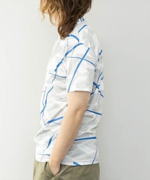 STYLEBLOCK(スタイルブロック)の「吸汗速乾総柄プリント半袖Tシャツ(Tシャツ/カットソー・メンズ・チャコール/ネイビー/ブラック/グレー・L/M/LL)」の8枚目の写真