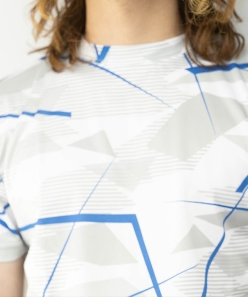 STYLEBLOCK(スタイルブロック)の「吸汗速乾総柄プリント半袖Tシャツ(Tシャツ/カットソー・メンズ・チャコール/ネイビー/ブラック/グレー・L/M/LL)」の7枚目の写真