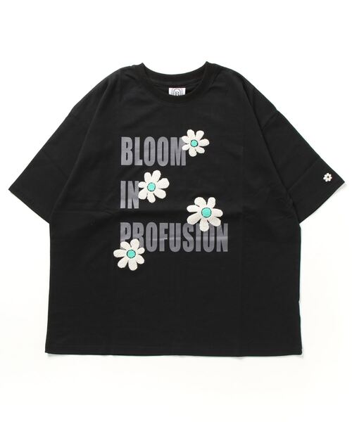 BEAVER（ビーバー）の「B omnivore/ビーオムニボー　FLOWER TEE 16/S オープンエンド天竺 Tシャツ（Tシャツ/カットソー・メンズ・ブラック/ホワイト/ピンク・L/M）」の21枚目の写真