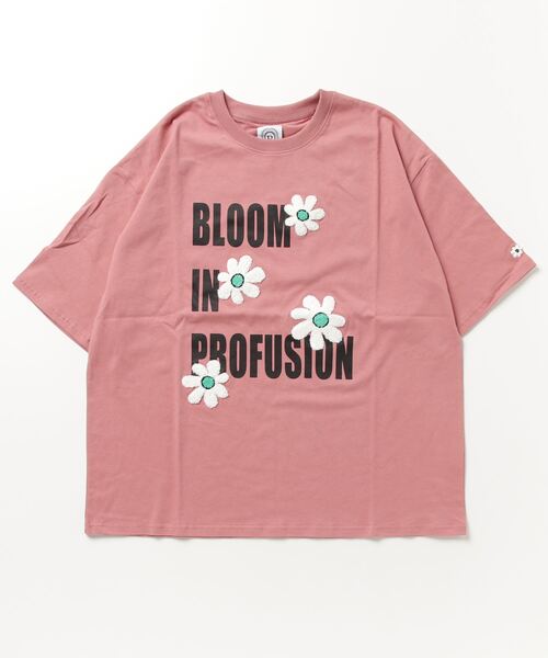 BEAVER（ビーバー）の「B omnivore/ビーオムニボー　FLOWER TEE 16/S オープンエンド天竺 Tシャツ（Tシャツ/カットソー・メンズ・ブラック/ホワイト/ピンク・L/M）」の20枚目の写真
