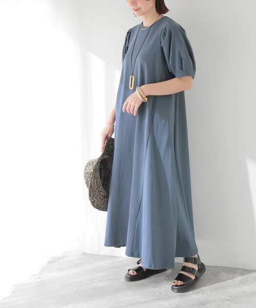 【JOURNAL STANDARD】タックパフサイドフレアワンピース JOURNAL STANDARD（ジャーナルスタンダード）の「タックパフ