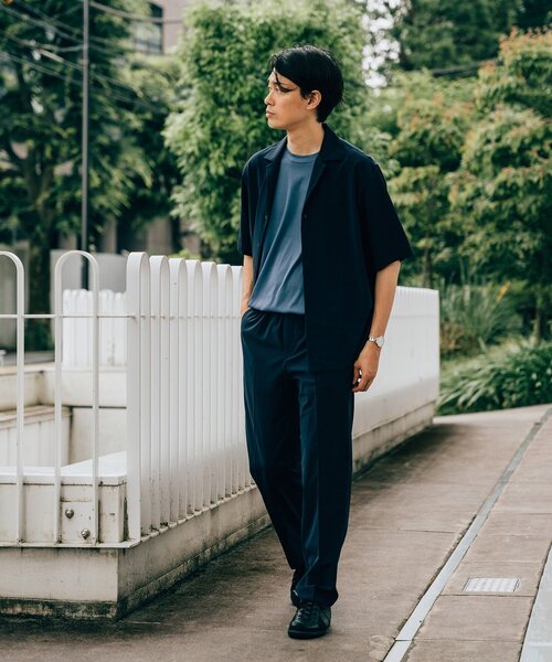 EDIFICE（エディフィス）の「”接触冷感機能” クールタッチ トロピカル イージーパンツ（スラックス・メンズ・ネイビー/ベージュ/ブラック/ブラウン・SMALL/MEDIUM/LARGE）」の13枚目の写真