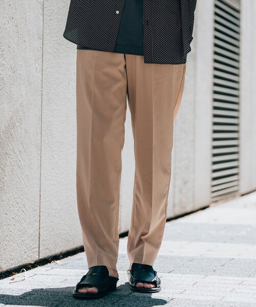 EDIFICE（エディフィス）の「”接触冷感機能” クールタッチ トロピカル イージーパンツ（スラックス・メンズ・ネイビー/ベージュ/ブラック/ブラウン・SMALL/MEDIUM/LARGE）」の22枚目の写真