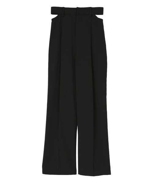 miette（ミエット）の「サイドカットセミワイドパンツ（その他パンツ・レディース・ブルー/グレー/ブラック・FREE）」の17枚目の写真