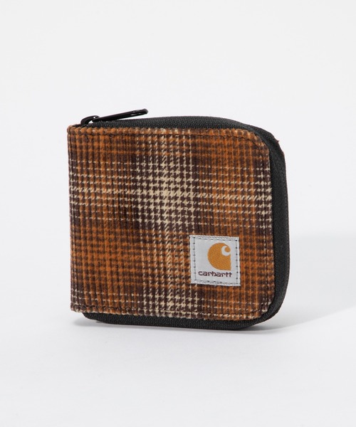 Carhartt WIP(カーハートダブリューアイピー)の「CARHARTT WIP FLINT ZIP WALLETカーハート ワークインプログレス フリントジップ 2つ折り 財布(財布・メンズ・ブラウン/その他1/ダークグリーン/マルチ/その他2/ダークブルー・FREE)」の6枚目の写真