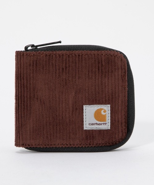Carhartt WIP(カーハートダブリューアイピー)の「CARHARTT WIP FLINT ZIP WALLETカーハート ワークインプログレス フリントジップ 2つ折り 財布(財布・メンズ・ブラウン/その他1/ダークグリーン/マルチ/その他2/ダークブルー・FREE)」の1枚目の写真