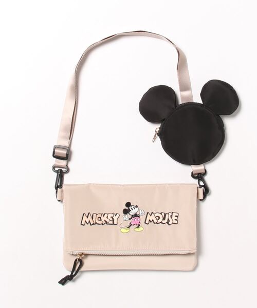 Disney(ディズニー)の「ディズニー ミッキー&フレンズ カスタムサコッシュ(ボディバッグ/ウエストポーチ・レディース・グレー系その他/ピンク・FREE)」の9枚目の写真