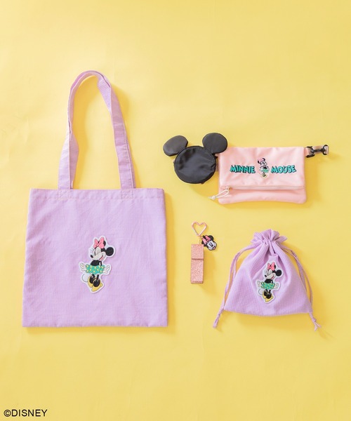 Disney(ディズニー)の「ディズニー ミッキー&フレンズ カスタムサコッシュ(ボディバッグ/ウエストポーチ・レディース・グレー系その他/ピンク・FREE)」の8枚目の写真