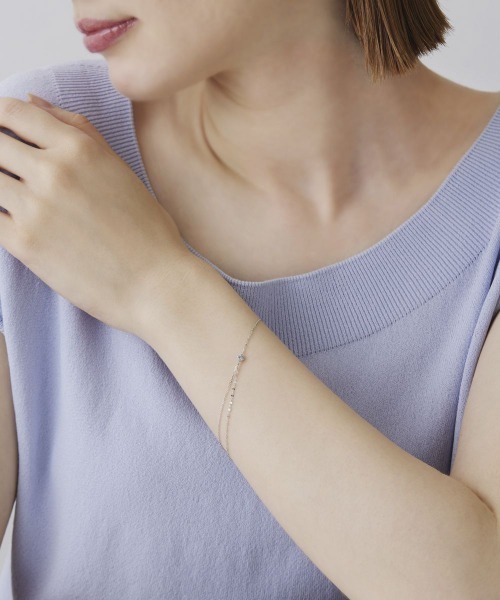 K10ホワイトゴールド ブレスレット（ブレスレット）｜Canal 4℃（カナル