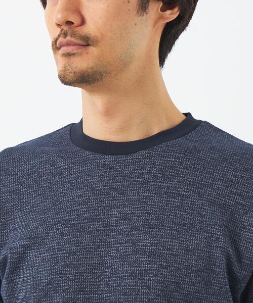 green label relaxing（グリーンレーベルリラクシング）の「【WEB限定】JUSTFIT メランジ クルーネック カットソー（Tシャツ/カットソー・メンズ・ネイビー/グレー/ダークグレー・XL/L/M/S）」の9枚目の写真