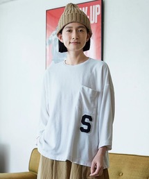 サニークラウズ　　パイルのワッペンＴシャツ