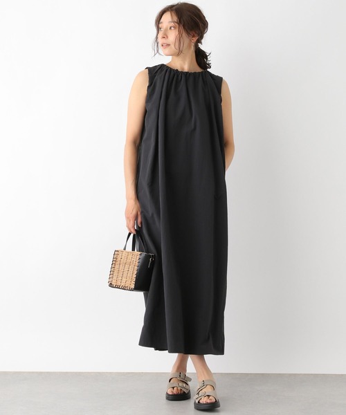 LEPSIM(レプシィム)の「バックデザインノースリワンピ 906183(ワンピース・レディース・ブラック/ベージュ/ブラウン・FREE)」の8枚目の写真