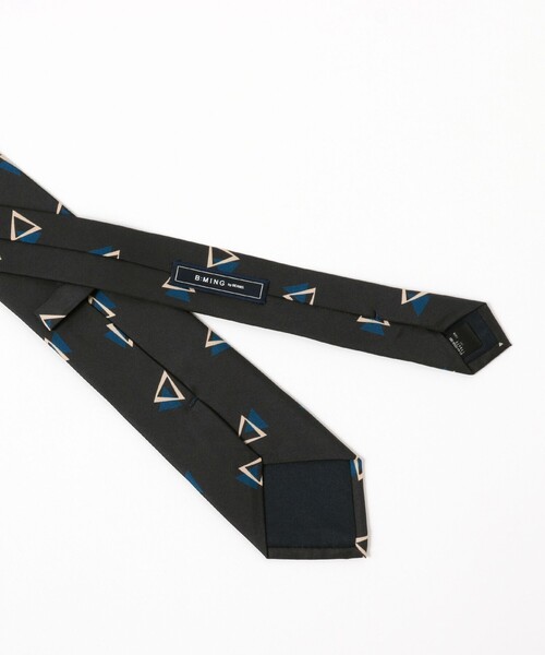 B:MING by BEAMS（ビーミングバイビームス）の「B:MING by BEAMS / シルク プリント 小紋柄 ネクタイ 23AW（ネクタイ・メンズ・グレー/ブラック/ブルー・ONE SIZE）」の6枚目の写真