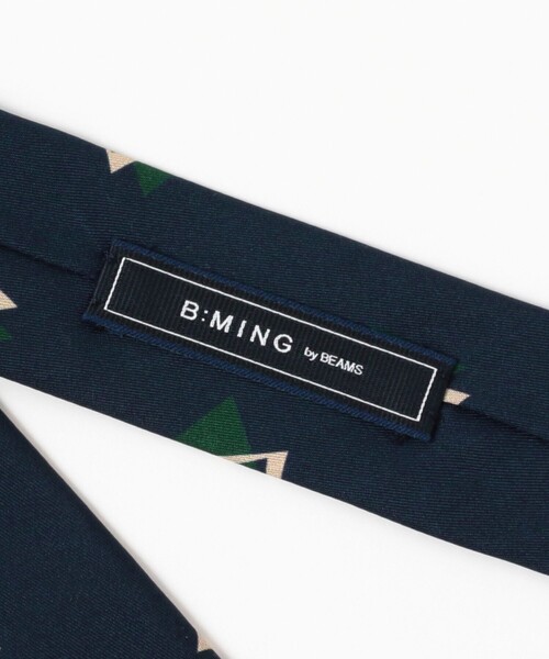 B:MING by BEAMS（ビーミングバイビームス）の「B:MING by BEAMS / シルク プリント 小紋柄 ネクタイ 23AW（ネクタイ・メンズ・グレー/ブラック/ブルー・ONE SIZE）」の13枚目の写真