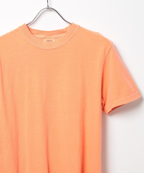 comfort colors（コンフォートカラーズ）の「【COMFORT COLORS】カラバリ豊富！6.1オンスガーメントダイTシャツ半袖 CC1717 MURS（Tシャツ/カットソー・メンズ・オレンジ/ダークグリーン/ホワイト/ピンク/マスタード/ライトイエロー/カーキ/グレイッシュブルー/ネイビー/グリーン/スミクロ/ワイン/アイボリー/スカイブルー/インディゴブルー/グレー/フューシャピンク/レッド/オリーブ/ブラウン/ラベンダー/ブルー・S/M/L/XL）」の22枚目の写真