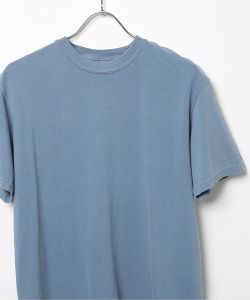 comfort colors（コンフォートカラーズ）の「【COMFORT COLORS】カラバリ豊富！6.1オンスガーメントダイTシャツ半袖 CC1717 MURS（Tシャツ/カットソー・メンズ・オレンジ/ダークグリーン/ホワイト/ピンク/マスタード/ライトイエロー/カーキ/グレイッシュブルー/ネイビー/グリーン/スミクロ/ワイン/アイボリー/スカイブルー/インディゴブルー/グレー/フューシャピンク/レッド/オリーブ/ブラウン/ラベンダー/ブルー・S/M/L/XL）」の12枚目の写真