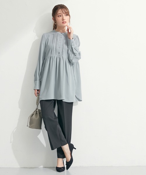alotta(アロッタ)の「センタープレスワイドパンツ(その他パンツ・レディース・ベージュ系その他/ブラック/グレイッシュブルー/ライトベージュ・M/LL/L/3L)」の18枚目の写真