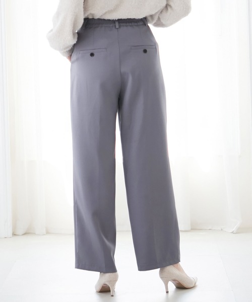 alotta(アロッタ)の「センタープレスワイドパンツ(その他パンツ・レディース・ベージュ系その他/ブラック/グレイッシュブルー/ライトベージュ・M/LL/L/3L)」の10枚目の写真