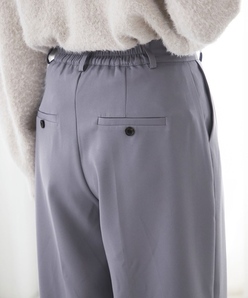 alotta(アロッタ)の「センタープレスワイドパンツ(その他パンツ・レディース・ベージュ系その他/ブラック/グレイッシュブルー/ライトベージュ・M/LL/L/3L)」の8枚目の写真