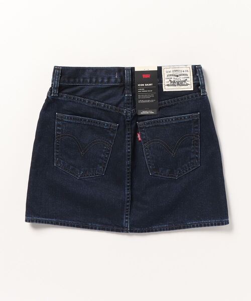 Levi's(リーバイス)の「Levi's/リーバイス WELLTHREAD ICON スカート ブラック SPRUCE(デニムスカート・レディース・ダークインディゴブルー・23inch/24inch/25inch/26inch/27inch/28inch)」の2枚目の写真