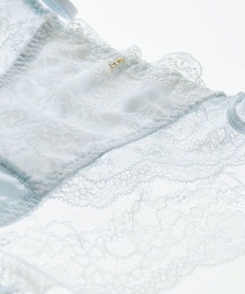 tutuanna（チュチュアンナ）の「ショーツレディース [グラマジック・寄せる]ダマスクドールヒモショーツ（ショーツ・レディース・ブラック/サックスブルー/ピンク/グレー/グリーン・L/M）」の13枚目の写真