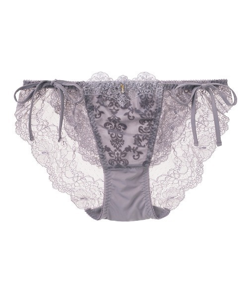 tutuanna（チュチュアンナ）の「ショーツレディース [グラマジック・寄せる]ダマスクドールヒモショーツ（ショーツ・レディース・ブラック/サックスブルー/ピンク/グレー/グリーン・L/M）」の10枚目の写真