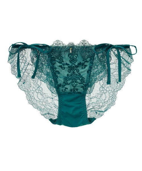 tutuanna（チュチュアンナ）の「ショーツレディース [グラマジック・寄せる]ダマスクドールヒモショーツ（ショーツ・レディース・ブラック/サックスブルー/ピンク/グレー/グリーン・L/M）」の17枚目の写真