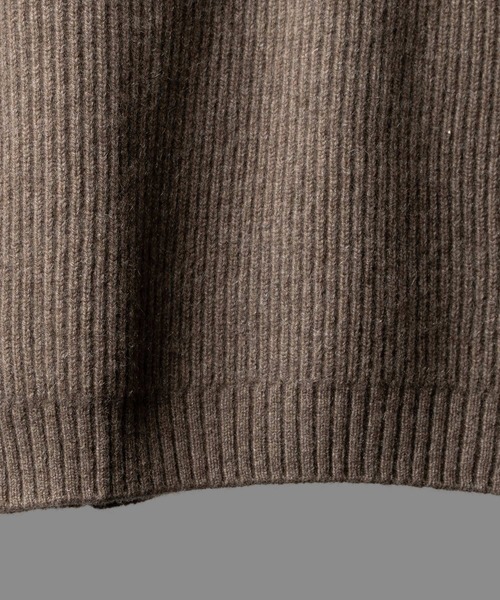 SEEALL 23AW シーオール　ヤクオーバーサイズクルーネックセーター SEEALL セーター ニット 「SEEALL / シーオール」OVERSIZED CREWNECK