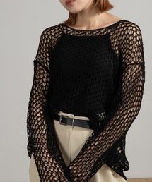 Amiur | smooth mesh tops / スムースメッシュトップス(Tシャツ/カットソー)