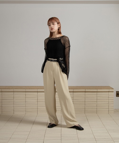 Eponym メッシュトップス Amiur（エミレ）の「smooth mesh tops / スムースメッシュ