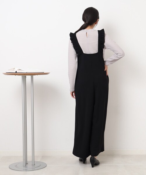 DRESKIP（ドレスキップ）の「◆3シーズン活躍！ しぼしぼハイネックトップス（Tシャツ/カットソー・レディース・オフホワイト/ブルー/ライトグレー/ブラック・02/04/03）」の13枚目の写真