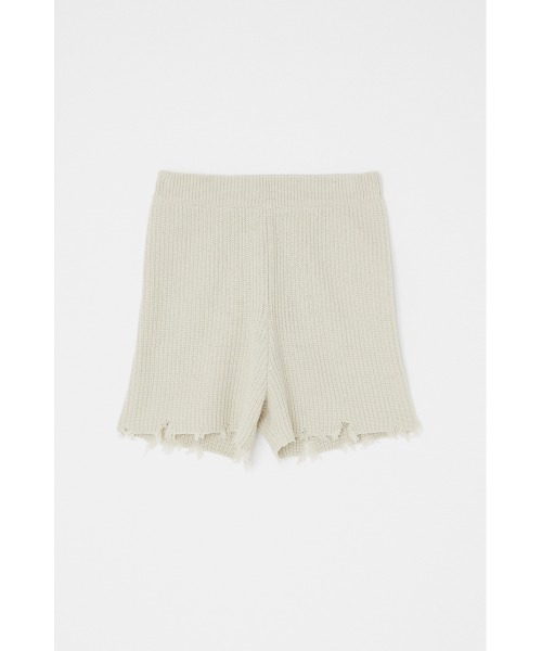 LAGUA GEM（ラグアジェム）の「CRASH ニットショートパンツ（その他パンツ・レディース・杢グレー/オフホワイト/ブラック・FREE）」の11枚目の写真