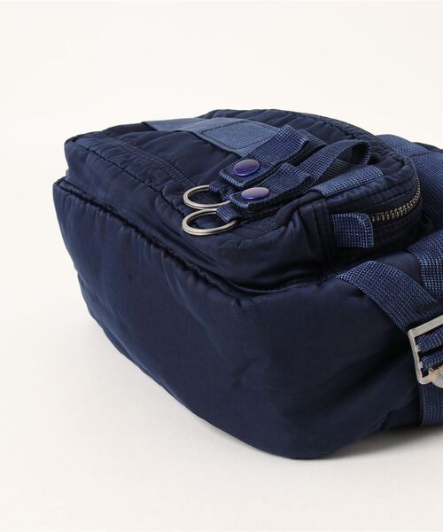 PORTER CLASSIC(ポータークラシック)の「【Porter Classic / ポータークラシック】SUPER NYLON WAIST BAG(ボディバッグ/ウエストポーチ・メンズ・ブラック/ブルー・FREE)」の4枚目の写真