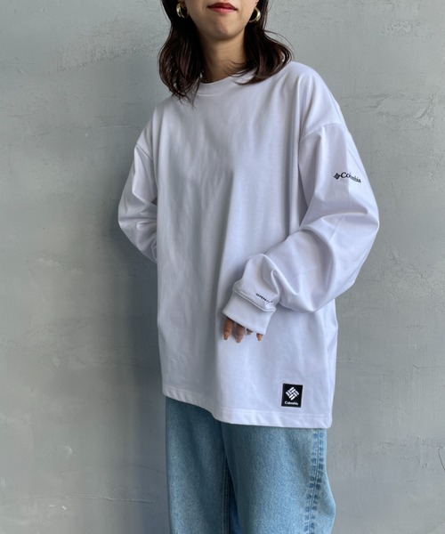 Columbia（コロンビア）の「【WEB限定】[Columbia/コロンビア] Mount Hood バックグラフィック プリントTシャツ（Tシャツ/カットソー・レディース・ダークグリーン/ホワイト/ブラック・M/L）」の11枚目の写真