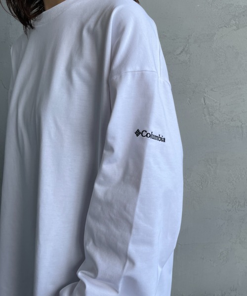 Columbia（コロンビア）の「【WEB限定】[Columbia/コロンビア] Mount Hood バックグラフィック プリントTシャツ（Tシャツ/カットソー・レディース・ダークグリーン/ホワイト/ブラック・M/L）」の18枚目の写真