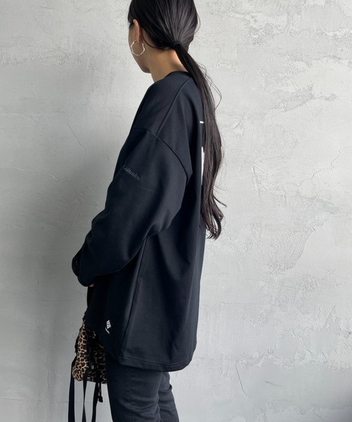 Columbia（コロンビア）の「【WEB限定】[Columbia/コロンビア] Mount Hood バックグラフィック プリントTシャツ（Tシャツ/カットソー・レディース・ダークグリーン/ホワイト/ブラック・M/L）」の22枚目の写真