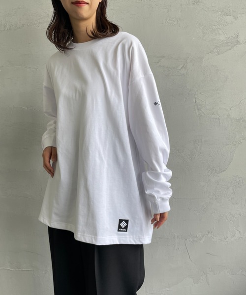 Columbia（コロンビア）の「【WEB限定】[Columbia/コロンビア] Mount Hood バックグラフィック プリントTシャツ（Tシャツ/カットソー・レディース・ダークグリーン/ホワイト/ブラック・M/L）」の14枚目の写真